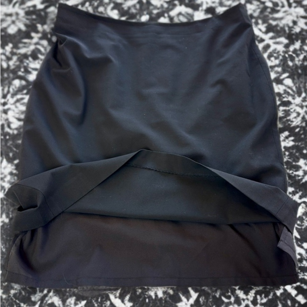 Ann Taylor Black Lined Stretch Pencil Skirt Size 8 - Picture 8 of 8